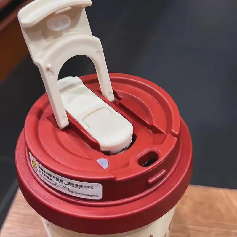 Doppelwandige Kaffeethermoskanne für Damen mit hochwertigem 316 Edelstahl-Liner und großem Fassungsvermögen