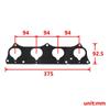 Intake Manifold Assembly Throttle Body Gasket GK-04 for Honda K Series