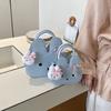 Kawaii Miffy  Handbag Premium Texture Cute 3D Bunny Shape Crossbody Bag Sweet Cartoon Single Shoulder Tote Versatile Gift