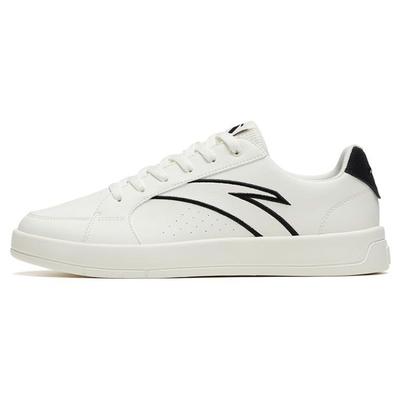 Slip Resistant Durable Lightweight Low Top Skate Shoes Men Sneakers Black White 112328012-4