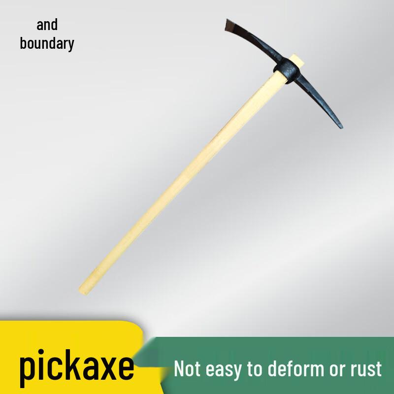 Engineer Pickaxe with Wooden Handle