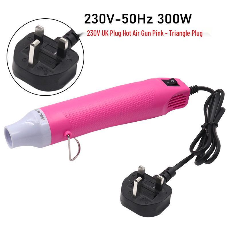 Heißluftpistole für DIY-Bastelarbeiten: Heißschrumpf, Polymer Clay, Gummi-Stempel & Embossing-Pulver – Kompatibel mit Haartrocknern.