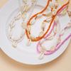 Double Layer Beach Seashell Choker Necklaces Bohemian Natural Shell Short Collar For Women Rope Chain Choker Accessories