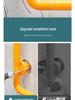 Anti-Slip L-Shaped Bathroom Handrail for Elderly and Disabled - Toilet Safety Handle