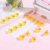 50/100 Pcs Luminous Mini Duck Tiny Resin Duck Little Duck Figurines Bulk For Dollhouse Ornament Micro Garden Diy Crafts Decor