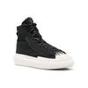 Y-3 Nizza Hand-Painted Canvas Sneakers Durable High-Top Skate Shoes Unisex Sneakers Black IF7791