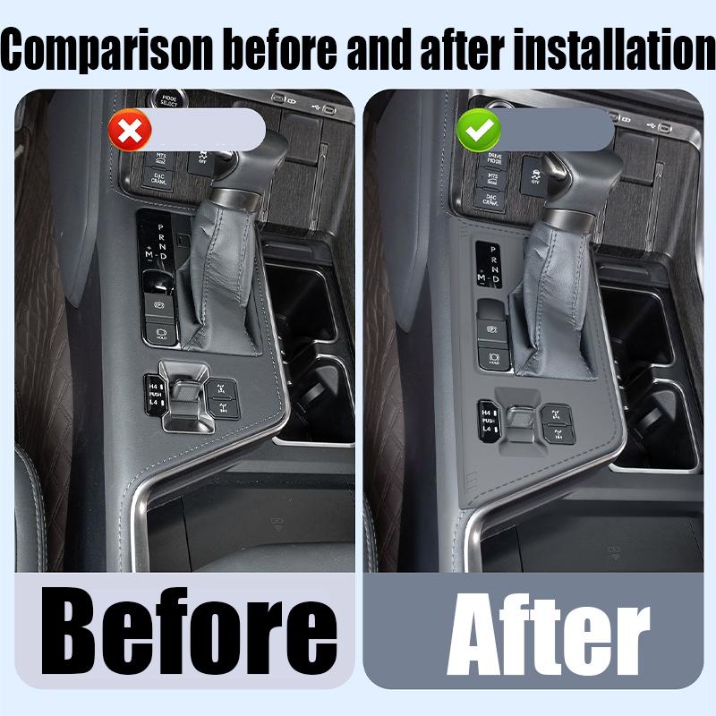 For Lexus GX550 550h  2024 Protective Pad for Central Control Gear Shift Panel Automotive Interior Decoration Product