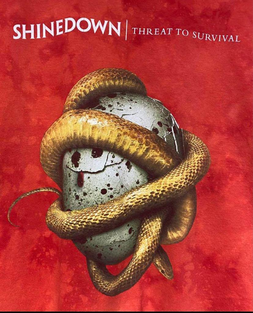 [USED] SHINEDOWN band t-shirt 00s tour t-shirt