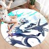 One Piece Gear Round Area Rug Carpet Rug For Living Room Bedroom Sofa Playroom Decor Nonslip Floor Mat