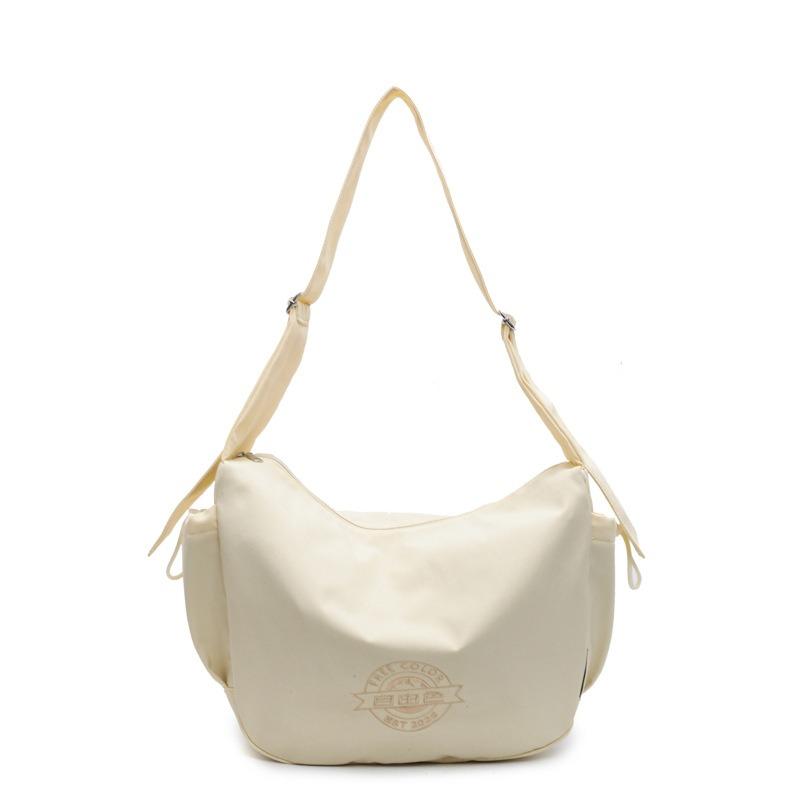 Casual Large Capacity Canvas Bag Fashion Commuter Shoulder Crossbody Bag Tote Bag Women's Bag