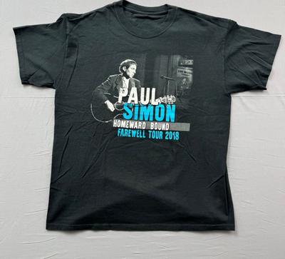 Memory Paul Simon Singer Tour 2018 T-shirt Men Women Full Size Black HT010