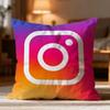 Hot I-IInstagram Cushion Cover Soft Washable Pillow Case Multi-Scene for Couch Bed Travel Office Use