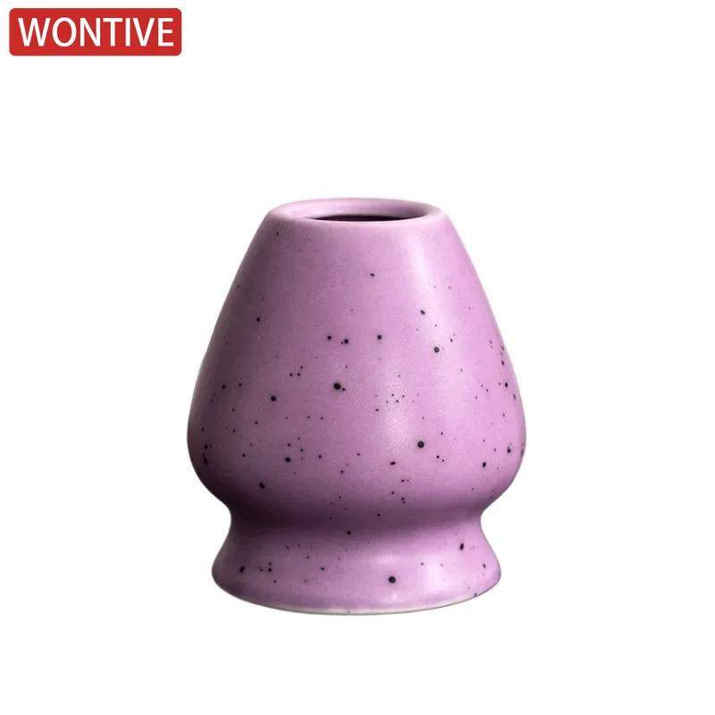 1/2/4/6pcs Matcha purple Tea Whisk Teaware Japanese Ceremony Bamboo Chasen Tea Tool Tea Brush Exquisite Matcha Kit for Teaset