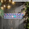 15.7×3.94inch Vintage 'CANDY' Metal Sign - Aluminum Sign/ Decorative Sign, Waterproof & Dustproof Wall Art for Home, Bar, Cafe, Garage Decor