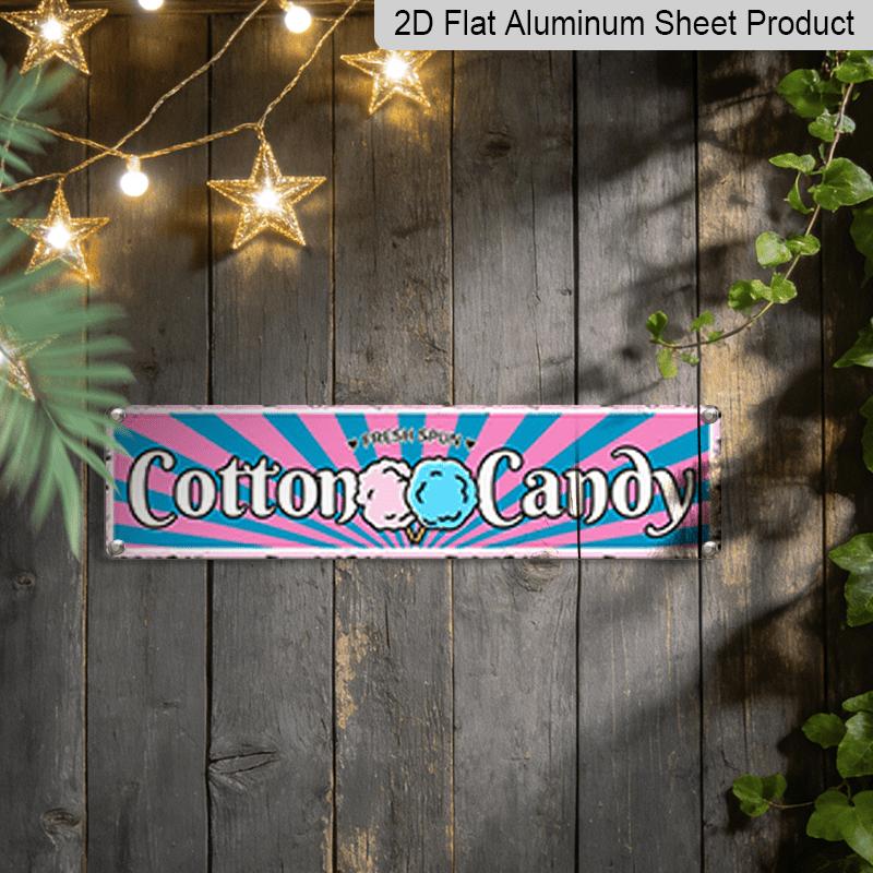 15.7×3.94inch Vintage 'CANDY' Metal Sign - Aluminum Sign/ Decorative Sign, Waterproof & Dustproof Wall Art for Home, Bar, Cafe, Garage Decor