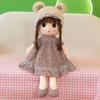 Cute Design Gril Plush Toy Cartoon Girl Stuffed Toys Stuffed Animal Dolls Sweetheart Doll  Kids