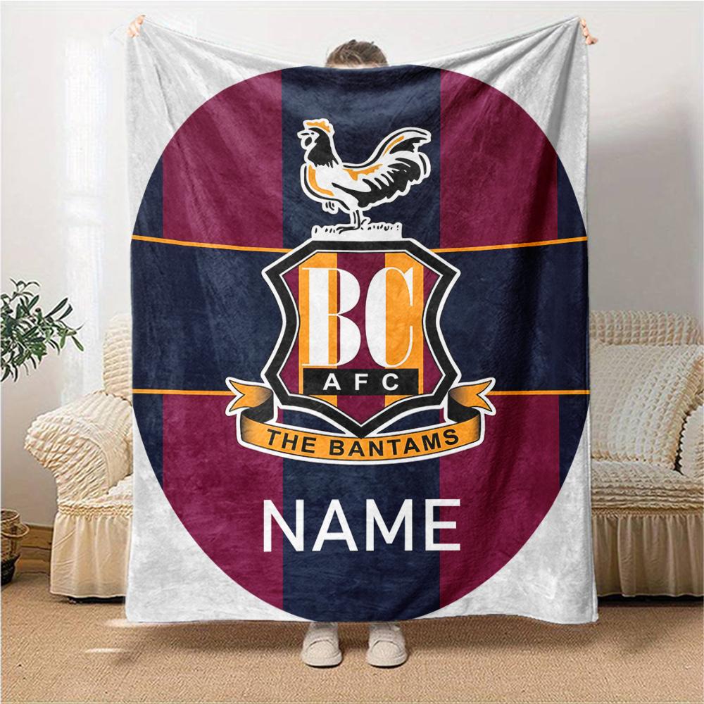Custom Name Chelsea FC Crest Blanket for Couch & Bed, Plush Cozy Fuzzy Blanket Super Soft & Warm Blankets for Fall and Winter. 0908247
