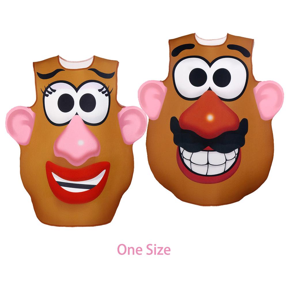 Funny Potato Head Couple Costume Halloween