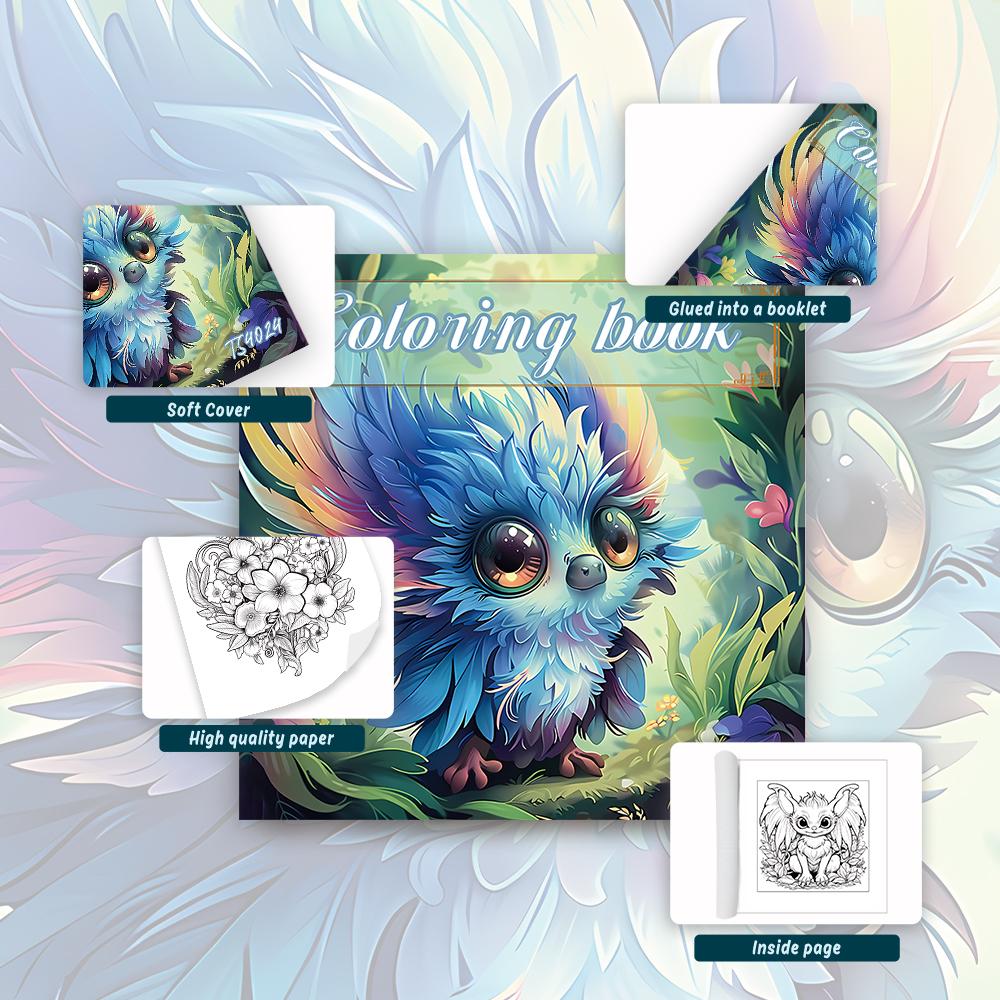 1pc, Teen Girls Coloring Book - Teen Coloring Book - 30 Sheets, 8.3x 8.3in, For Adult Stress Relief, Christmas, Halloween Gifts