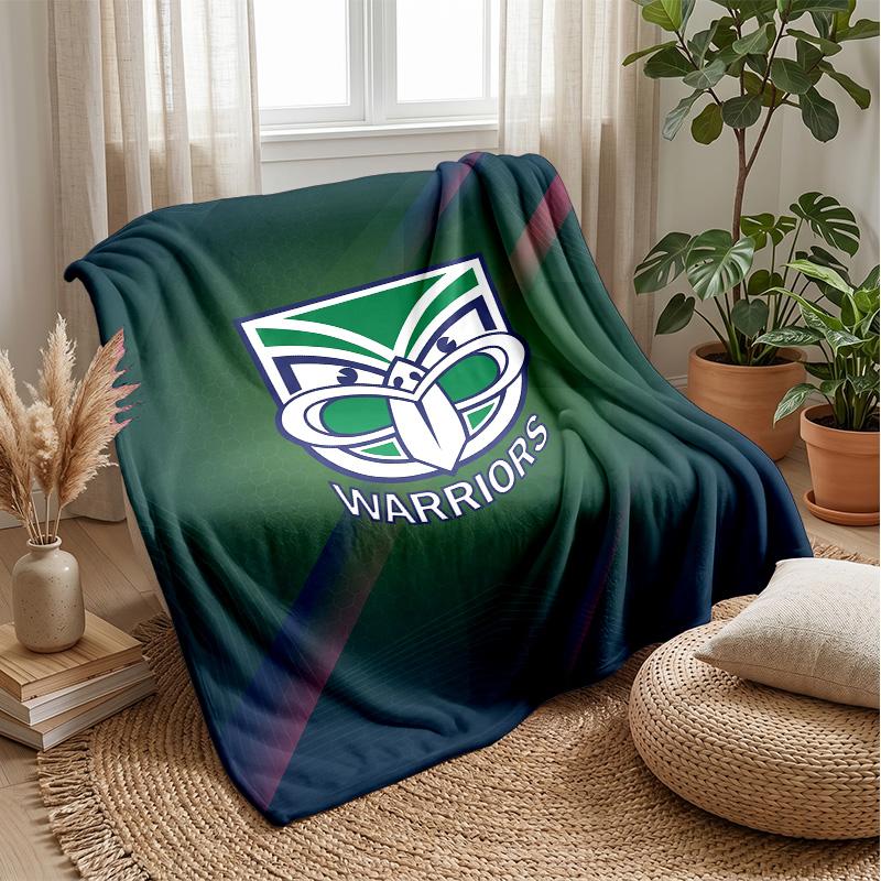 Coperta in Flanella Pile Wigan Warriors Coperta Calda e Accogliente per Divano Letto Viaggio Uso in Tutte le Stagioni
