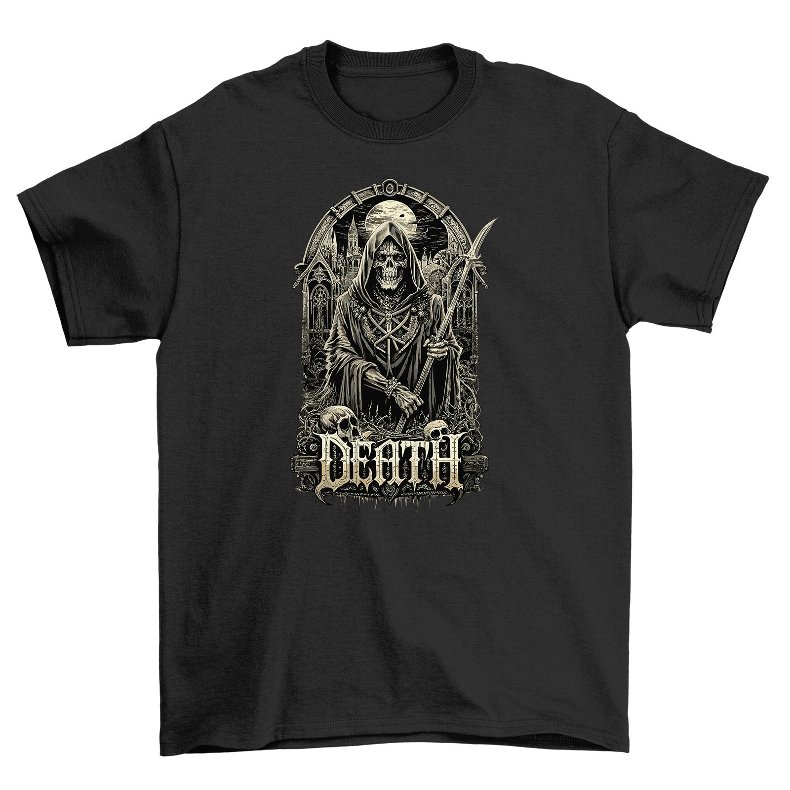 

Gothic_78 Skeleton Warrior T-Shirt Mens Womens Tees Top - Edgy and Deadly! Funny tee with a spooky tw M