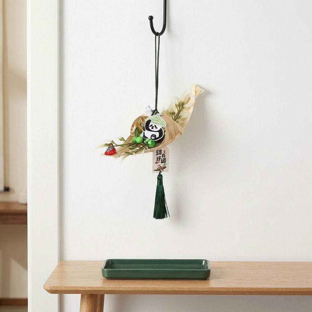 Traditional Dragon Boat Festival Sachet Chinese Style Handmade Fragrance Bag Cartoon with Tassel Zongzi Aromatherapy Pouch