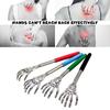 Portable Stainless Steel Back Scratcher Telescopic Scratching Massager with Comfort Grip Handle Health Product Hackle Handicraft