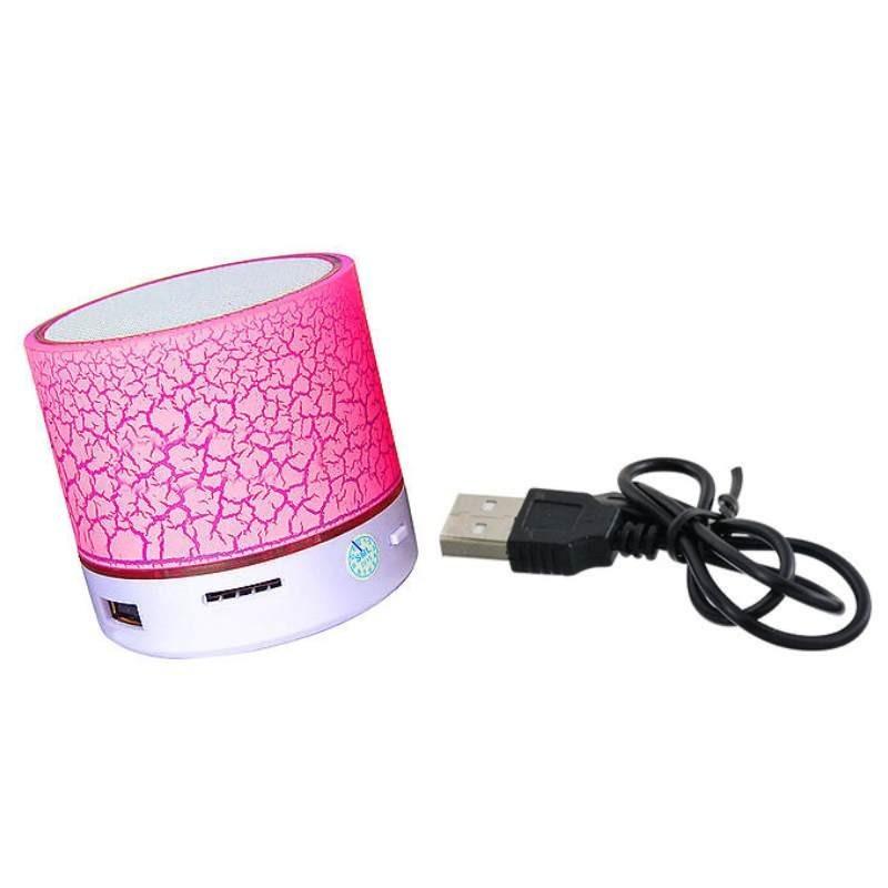 Tragbarer Mini-Bluetooth-Lautsprecher mit LED-Licht, kabelloser Lautsprecher, Geschenk, Auto, Zuhause, Outdoor