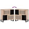 Sideboard 80 X 34 X 75 Cm Solid Mango Wood