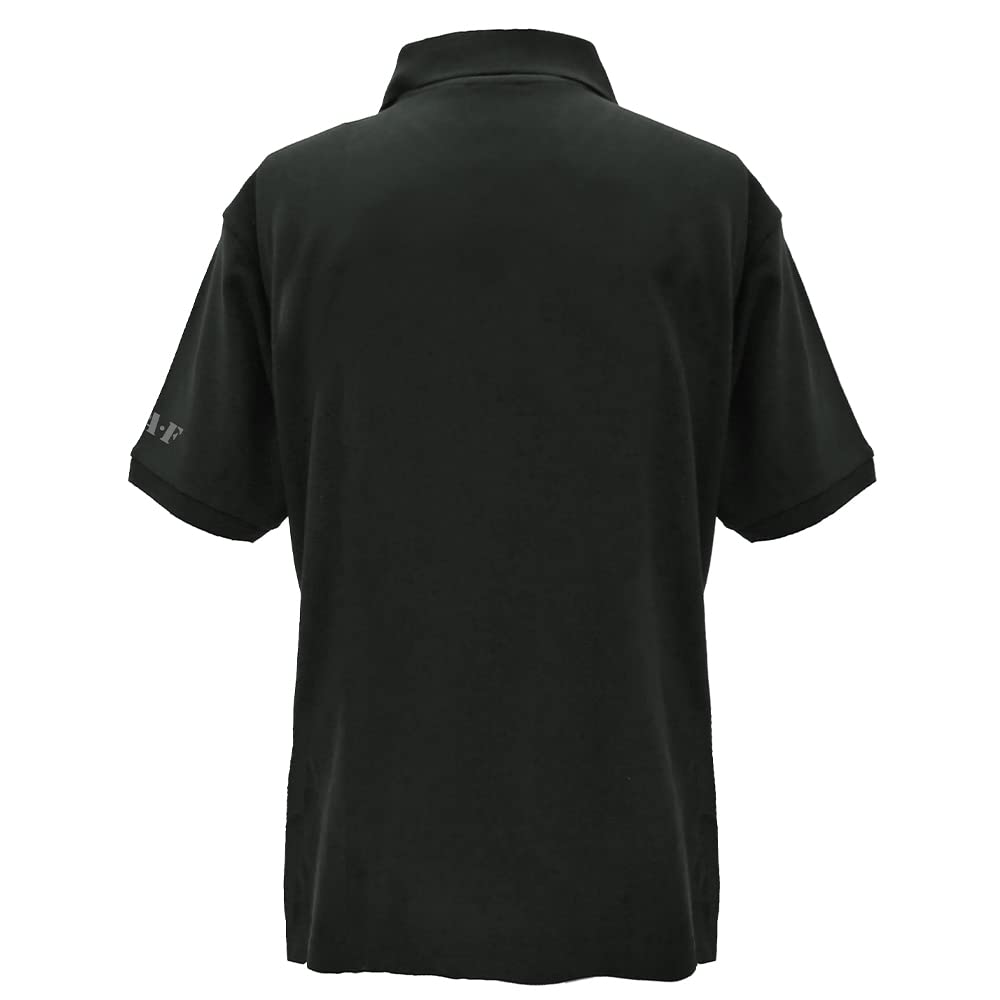 2D Cospa Mobile Suit Gundam Zeon Earth Army vyšívané polo tričko ČERNÉ velikost L bavlna polyester