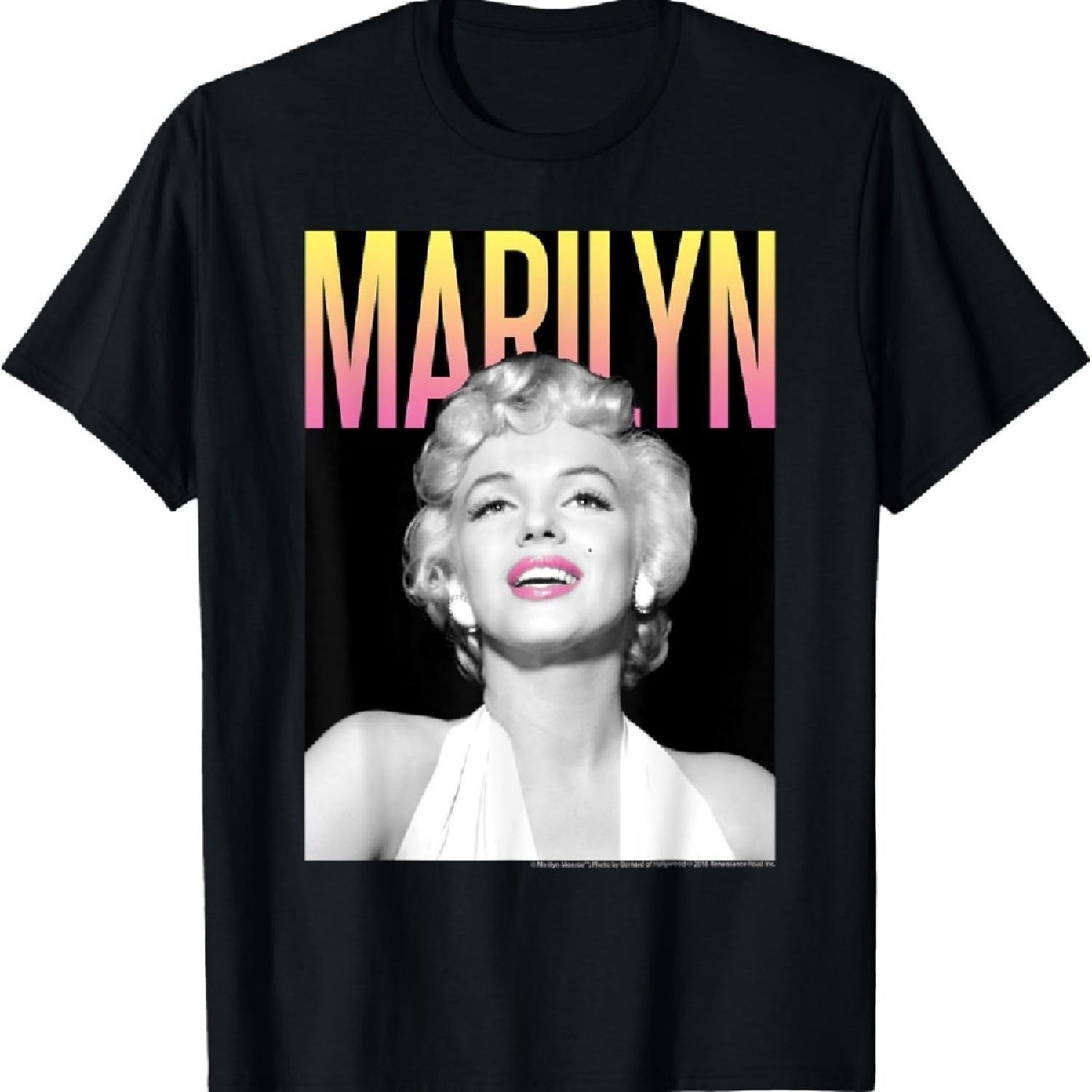 

Marilyn Monroe Ombre pink lips T-Shirt XXXXXL чёрный