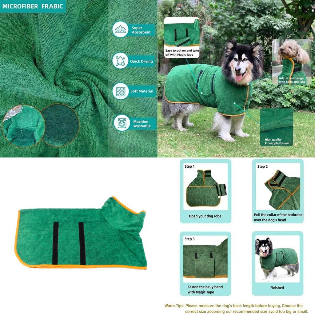 Weicher Faserhundebademantel Ideal für kleine und große Hunde Großhandel Haustierhandtuch