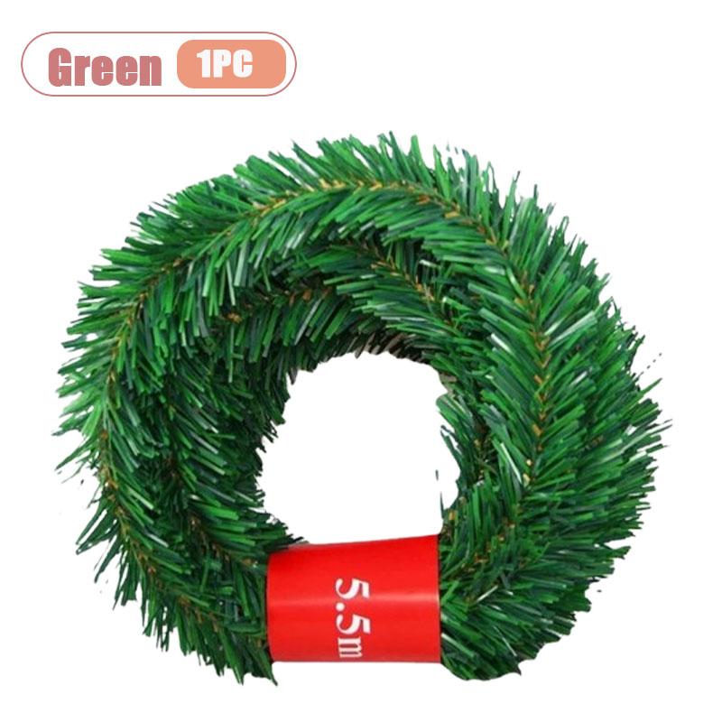 

Artificial Christmas Wreath, Soft Green Pine Garland for Holiday Home, Fireplace Mantel, Stairs, Indoor Outdoor Party Decor
