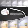 LED Desk Lamp with Clamp,Flexible Gooseneck Clamp Lamp,Dimmable,Touch Control 3 Color Modes,Eye-Care Table Light with Adjustable Arm,Architect Lamp