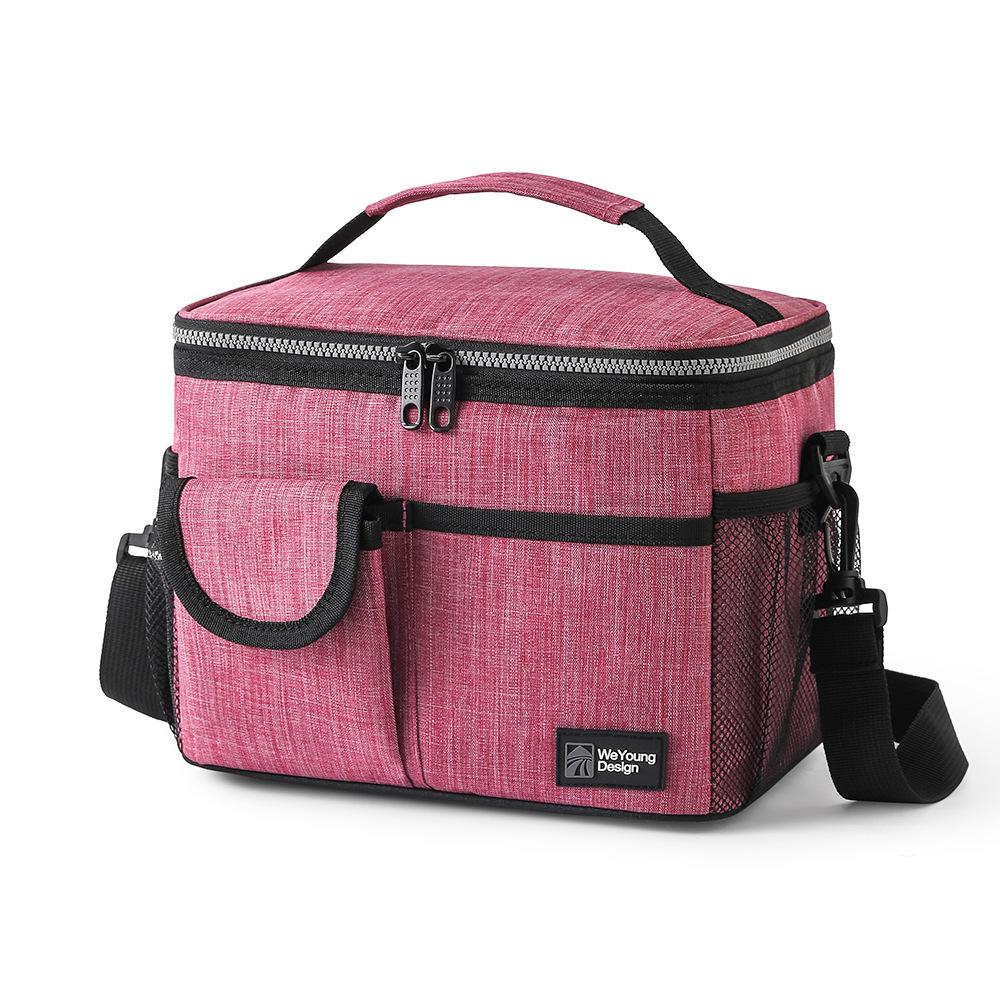 Large Capacity Oxford Thermal Insulation Bag Commute Bento Storage Lunch Bag Portable Waterproof Beverage Thermal Cooler Bag