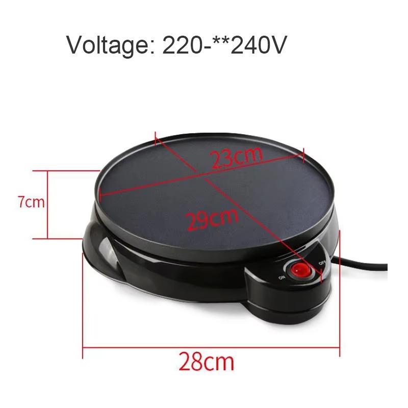 

220V 650W Kitchen Electric Crepe Maker Paratha Chapati Flat Bread Pizza Tortilla Maker Cooking Tools Appliance Bakeware KR
