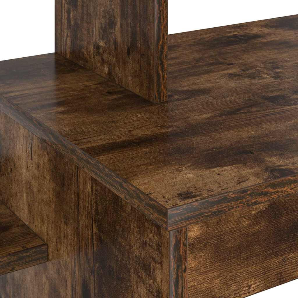 Desk Smoked Oak 100 x 40 x 90 cm Engineered Wood