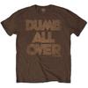 Braunes Frank Zappa Dumb All Over Offizielles Herren-T-Shirt