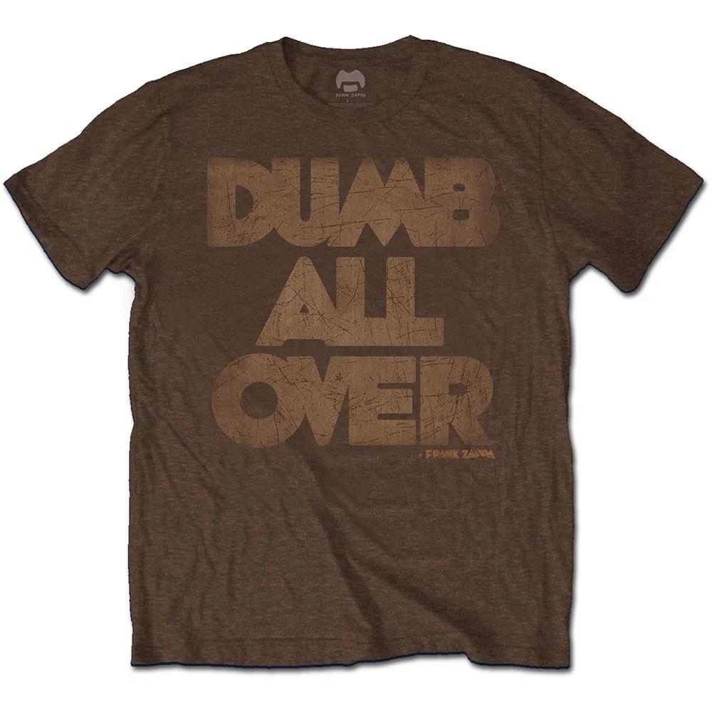Brown Frank Zappa Dumb All Over Official Mens T-Shirt XL