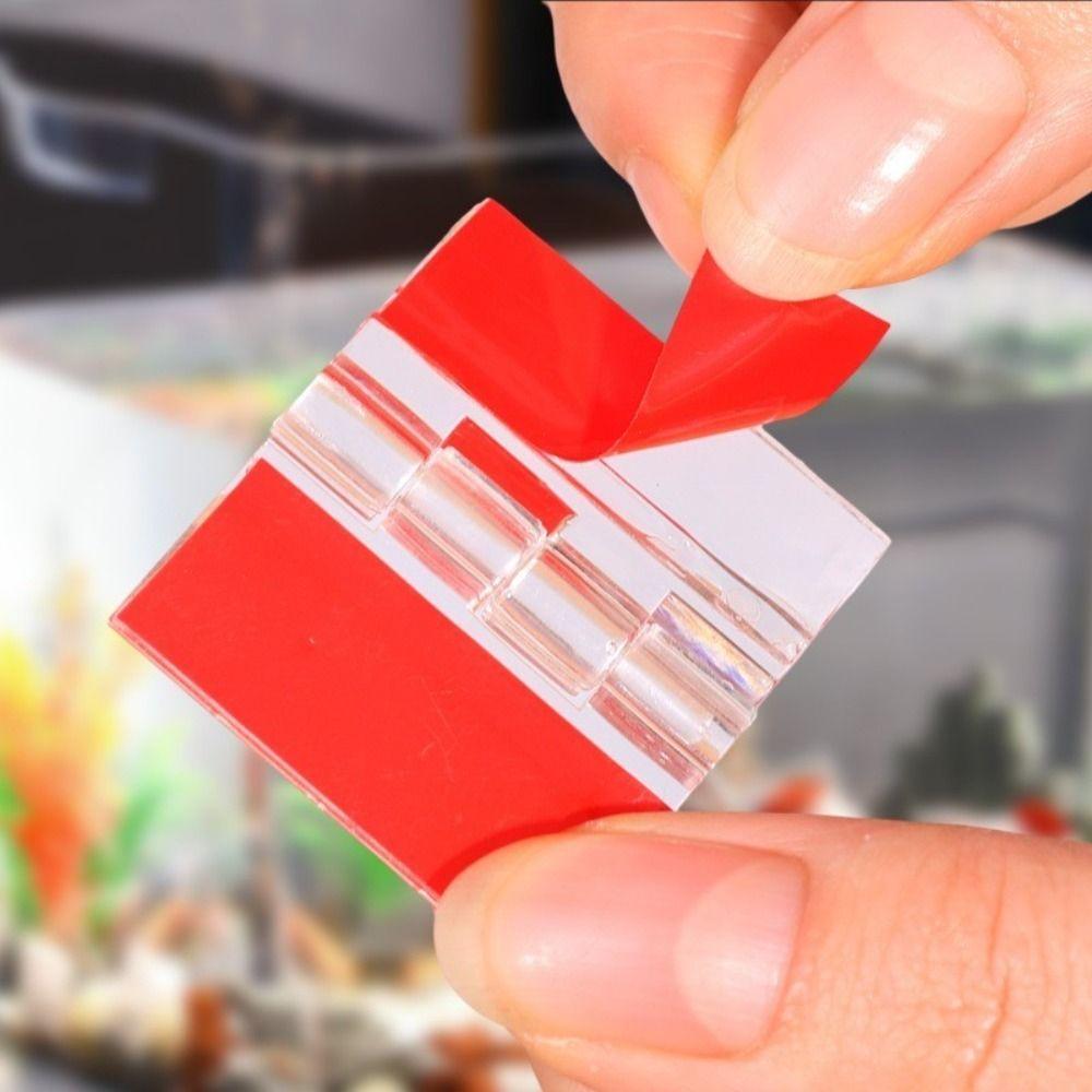 Samoprzylepny Zawias Składany Przezroczysty Zawias Mocujący Zawiasy do Drzwi Szafki Szuflady Pudełek na Biżuterię