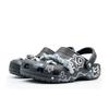 Crocs Classic clog Graffiti Party EVA Personality Street Hole Shoes Unisex Black