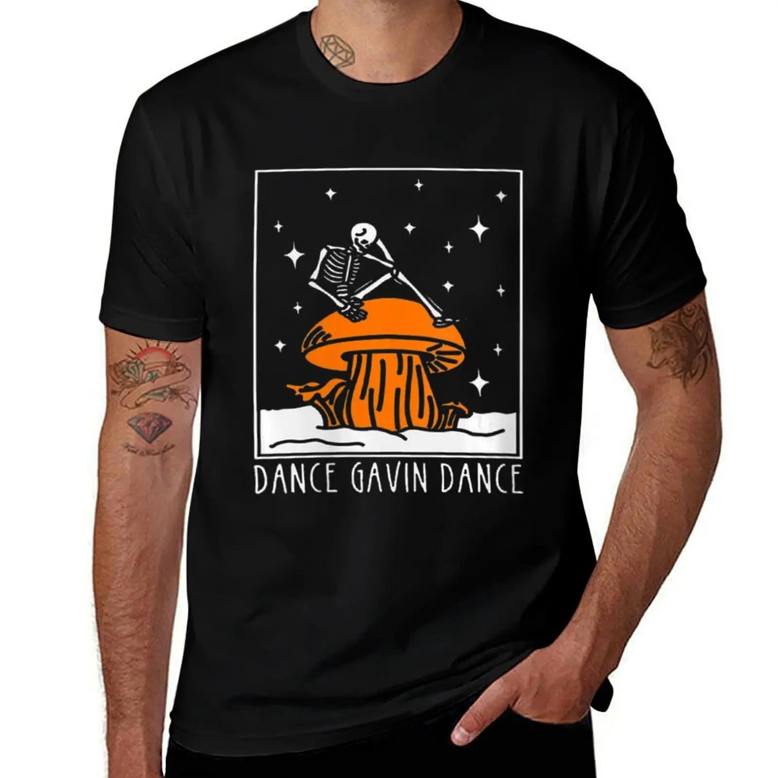 

2025 новая модель мужская футболка Dance Gavin Dance для любителей танцев летняя уличная одежда для мальчиков белая синяя мужские футболки высокое качество 4XL