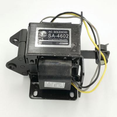 SA-4602 AC 220V 30mm Zdvih 8Kg Sila Solenoid Ťažný Elektromagnet