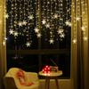 3M 72LED Icicle String Lights Christmas Garland Curtain Fairy Lights Outdoor For New Year Party Wedding Garden Terrace Patio Decoration