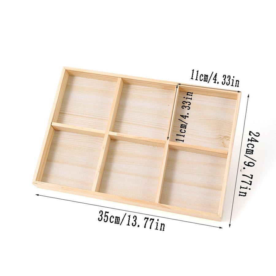 

1 шт., поднос для украшений из цельного дерева, решетчатый поднос для хранения украшений, бусины, браслеты, струны, поднос для демонстрации украшений