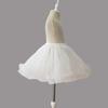 FORPEND Kleid TT15 mit Kostüm für Kinder Kinder-Volumen-Reifrock, Weiß, 35cm,