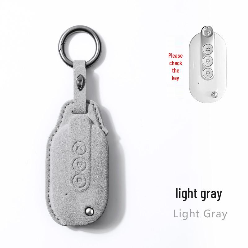 Wuling Hongguang Mini EV Macaron 2022 GameBoy Key Case with Suede Shell and Buckle