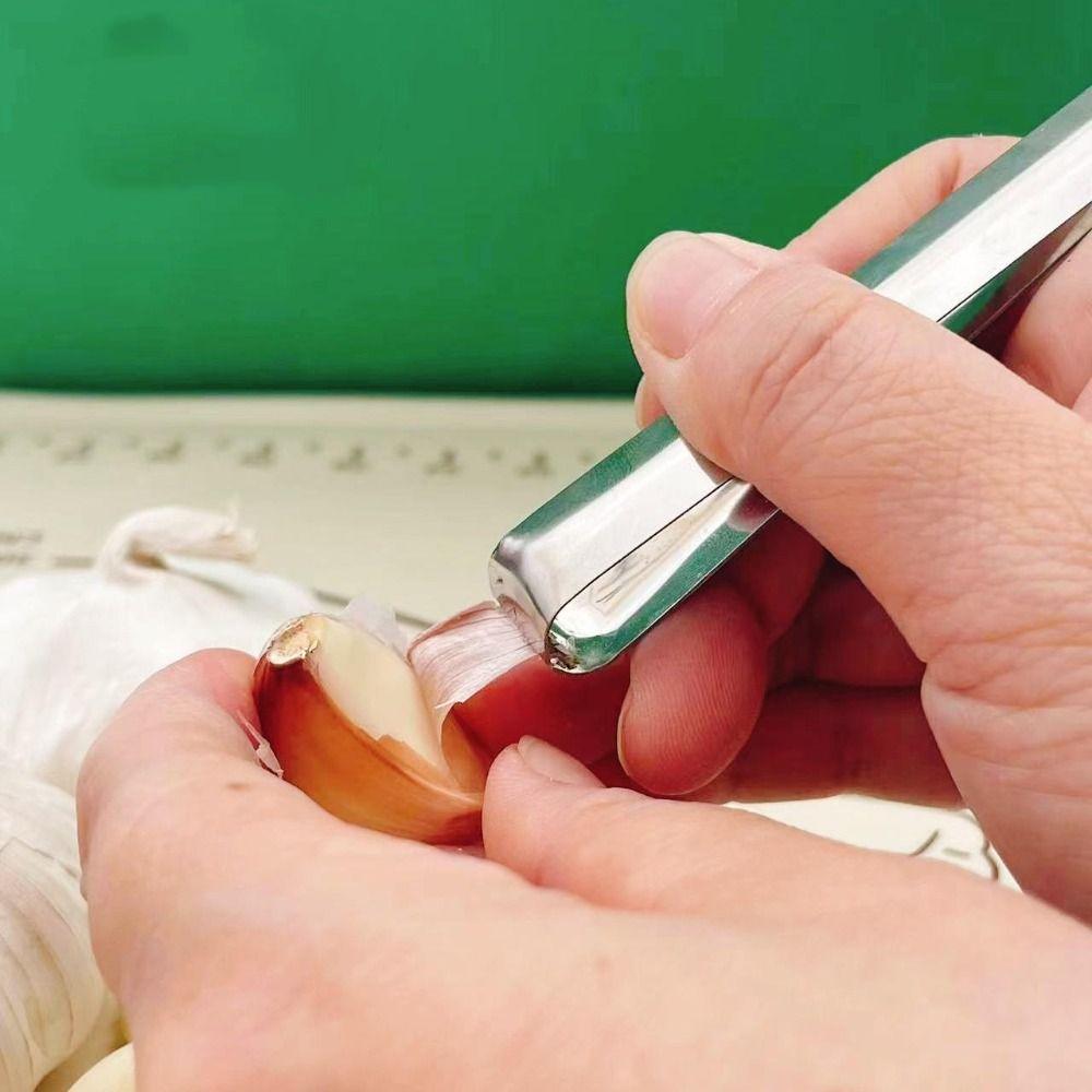 Versatile Garlic Peeler Multifunctional Fish Bone Tweezers Manual Tweezers Quickly Garlic Peeling