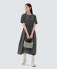 SNOWPEAK APPAREL Taslan Short Sleeve Dress (S26Mwlop53) Urban Green