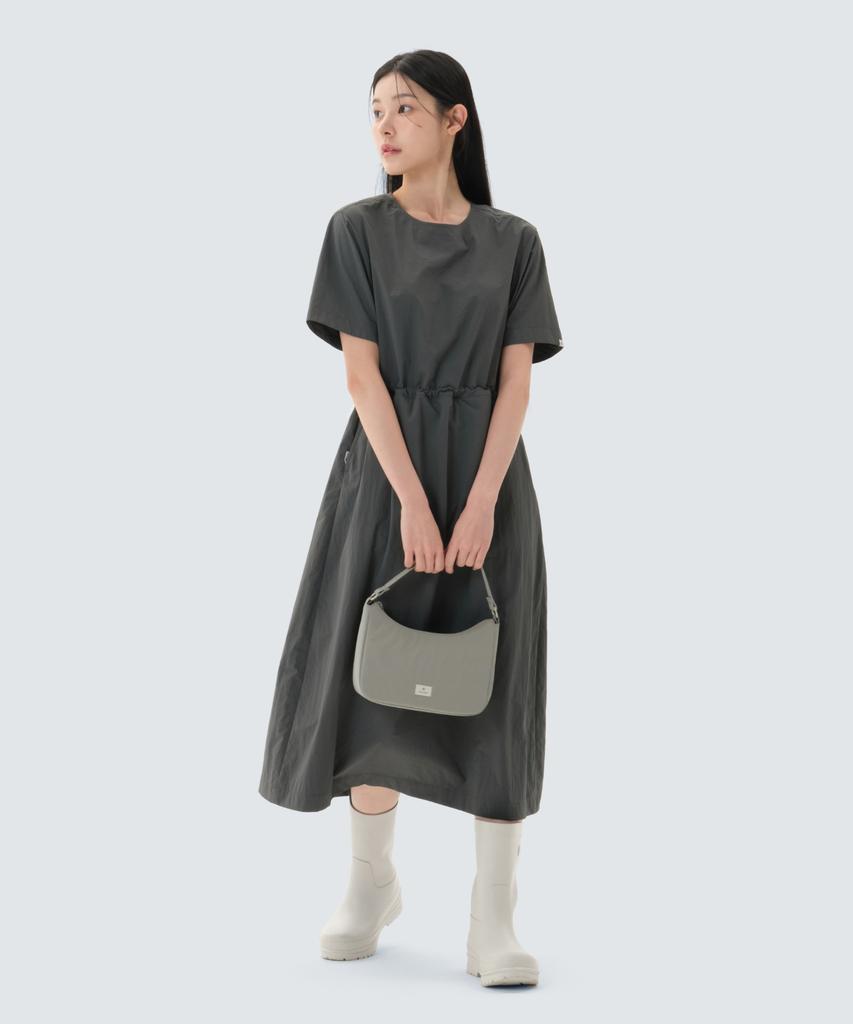 SNOWPEAK APPAREL Taslan Short Sleeve Dress (S26Mwlop53) Urban Green